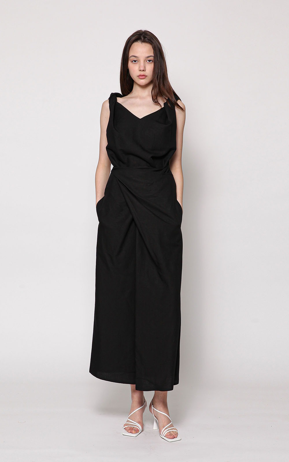[1st Re-order]  Aida Dress _ Black