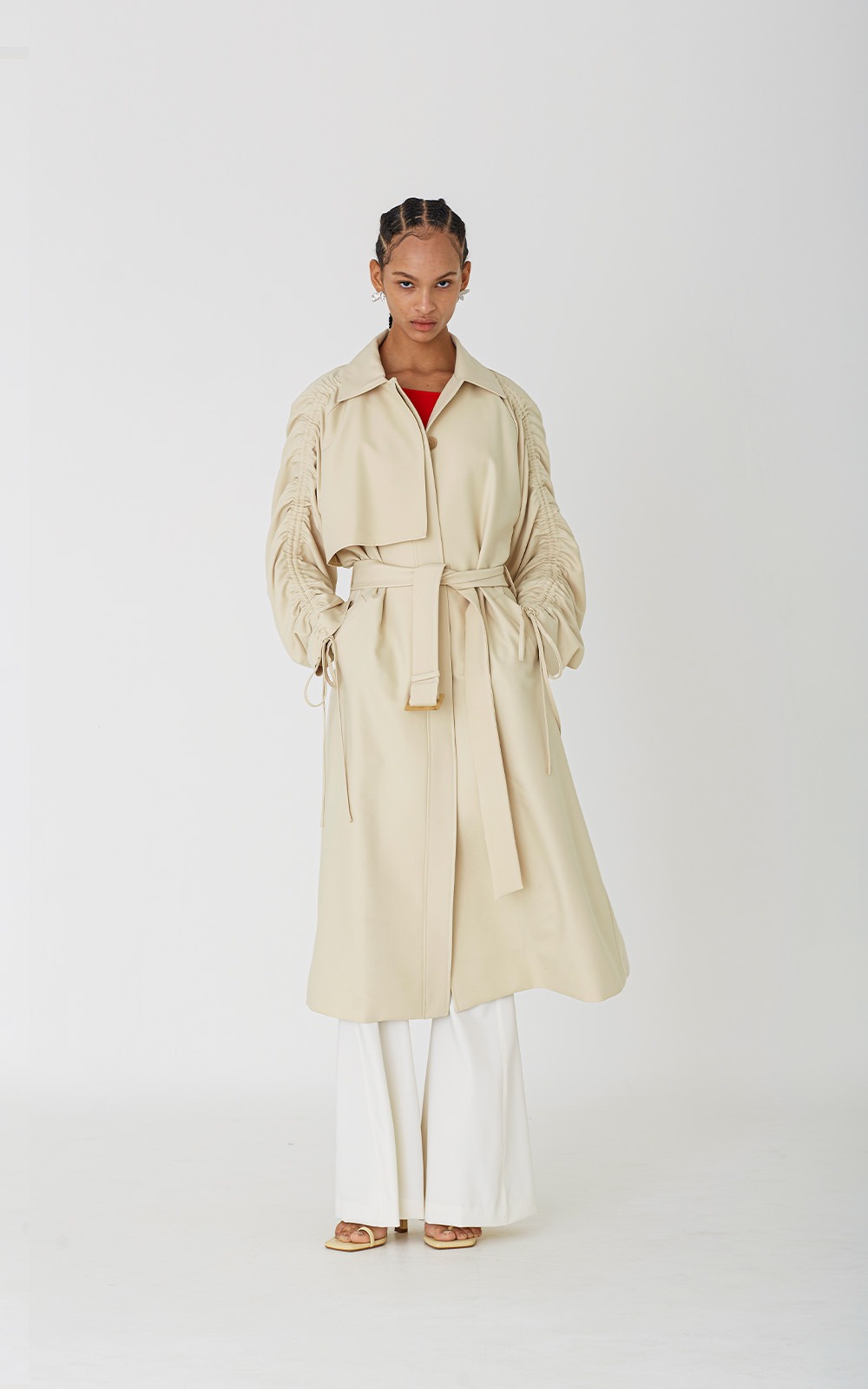 Jennie Trench Coat _ Butter